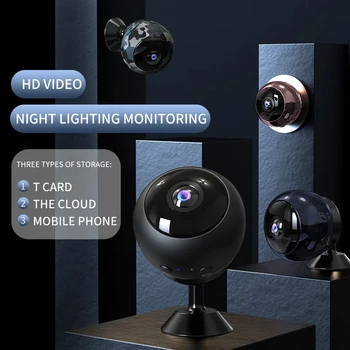 2020 Jaunu HD 1080P WiFi Kamera Mini IP Drošības Kameru Infrasarkano Nakts Redzamības Motion Tālvadības CCTV Kameras Slēptās TF Kartes