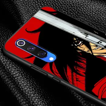 Anime Hellsing Alucard Ventilators, Triecienizturīgs Telefona Gadījumā Samsung Galaxy A90 A80 A70S A60 A50S A40 A20E A20 A10S Mīksts Vāciņš Melns