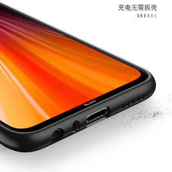 Apbrīnojamo dabas Silikona Phone Gadījumā Xiaomi Redmi, Ņemiet vērā, 9 9S Max 8T 8 7 6 5 Pro 5.A 4X 4 Mīksts Vāciņš Melns