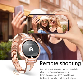 LIGE Luxury Smart Watch Sievietes Sirdi Līmenis Asins Spiediena Monitoringa Informāciju Atgādinājums Multi-sport Režīmā Ūdensizturīgs Smartwatch
