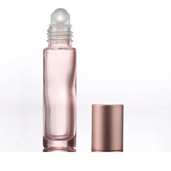 1pc 10ml Gradientu, Krāsu Bieza Stikla Roll Ēteriskās Eļļas Tukšu Smaržu Pudelīti Rullīšu Bumbu Izturīga Ceļojumu Pudeles Grims