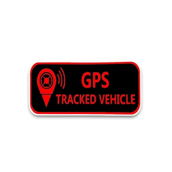 Radošā Sarkans Melns GPS Auto Uzlīmes Auto Stils Decal Piederumi Vinila PVC 12cm*6cm Motociklu Ūdensizturīgs Vējstikla