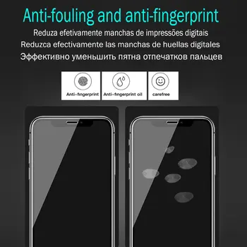 3Pcs Aizsardzības Stiklu iPhone XR-X XS Max SE 2020. gadam Rūdīta Stikla Ekrāna Filmu Par iPhone 5 5s 5C 6s 6 7 8 Plus 11 Pro Max 12