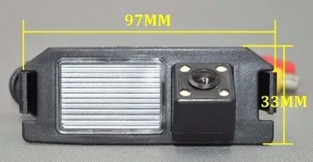 Augstākā nightvision 4 LED krāsu CCD Auto Reverse Atpakaļskata rezerves Kamera autostāvvieta atpakaļskata Par HYUNDAI I30 KIA SOUL