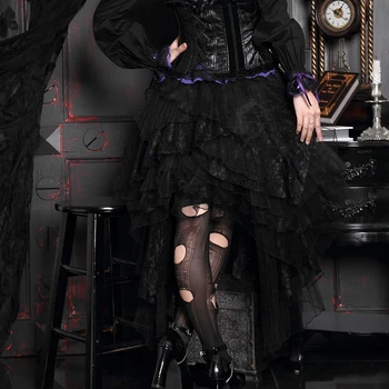 Gothic Tumsu Dāmu Svārki Gadījuma Zaudēt Streetwear Svārki Vasaras Nelegālo Sieviešu Svārki Melnā Gotu, Punk Svārki