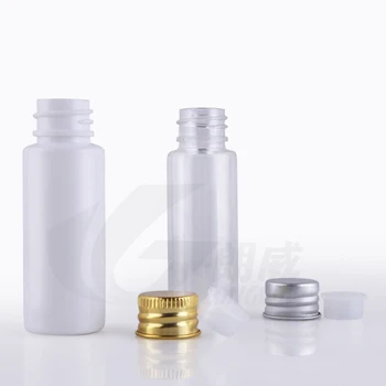 Jauda 20ML50pcs/daudz caurspīdīgu alumīnija vāciņu pudeles, alumīnija vāciņu tīra rasas pudeles, plastmasas pudeles, vairumtirdzniecība, vecākais pudelītes