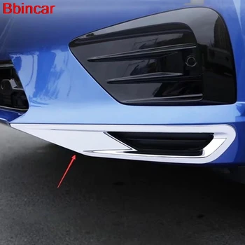 Bbincar ABS Chrome Priekšā Foglight Segtu Apdares Apakšējo Galvu Miglas Luktura Ēnā Kapuci Volvo XC60 XC 60 2017 2018 2019