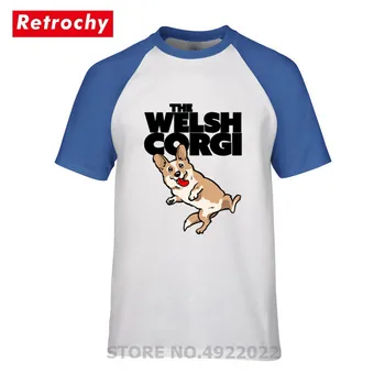 Cute Karikatūra Welsh Corgi Suns T-Krekls Smieklīgi Ne Šodien Corgi T Krekls Vīriešiem Ir Liela Izmēra Ar Īsām Piedurknēm Apkalpes Kakla Tīras Kokvilnas T Hombre