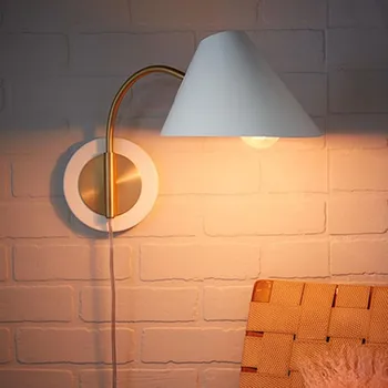 Mūsdienu LED Sienas Lampas Vienkāršu Gultas Sienas Lampa Ar Reostats Slēdzis Chrome Elastību, Sienas lampas Lasīšanas Gaismas Iekštelpu Apgaismojums