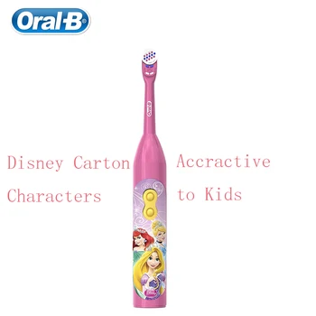Oral B DB3010 Bērnu Elektriskā zobu Suka, lai Mazulis Mīkstu Saru Skaistu Dizainu Anti-Slip Turētājs, ko Darbina AA Baterijas 1 GAB.