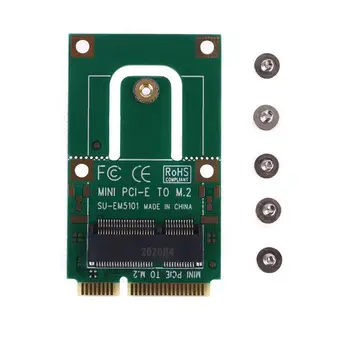 Mini PCI-E, lai m2 Adapteris Converter Paplašināšanas Karti m2 Taustiņu NGFF E Saskarne m2