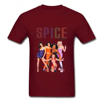 Gadījuma Vīriešu T-Krekli Spice Girls t Geek Atdzist Iespiesti Īsām Piedurknēm Vasaras Pieaugušo Tee Krekli