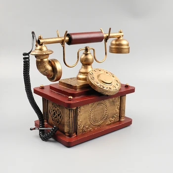Radošuma Telefona līnijas modelis, ornaments artcraft dāvanu kolekcija Retro dekoru biroja telpu nams bārs, klubs, krogs Apdare