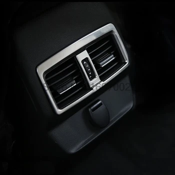 Par Renault Koleos 2016 2017 Nerūsējošā Tērauda Aizmugurējā Sēdekļa Roku Balsts, Gaisa Kondicionēšanas Izplūdes Gaisa Ventilācijas Vāciņš Melns