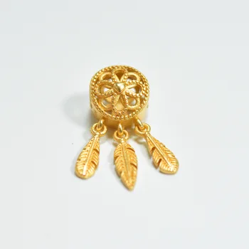 Oriģināls dizains, spalvu ģeometriskā pušķis kulons, kaklarota, retro unikālu seno zelta amatniecības luksusa šarmu sieviešu sudraba rotaslietas