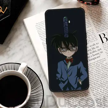Anime detective conan Black Mobilo Telefonu Gadījumā Par OPPO A9 2020. Gadam R11 11S plus R15 R17 plus Realme 2 3 5 3 5pro C2