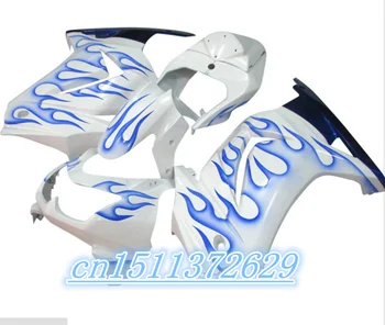 Bo Aptecētājs, par KAWASAKI Ninja ZX250R 08-12 balts zils ZX-250R 2008. - 2012. GADAM ZX 250R EX250 08 09 10 11 12 2008 2012