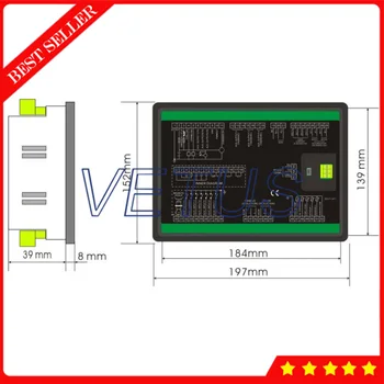 LCD Apgaismojums Displeja HGM7110DC genset kontrolieris Ar 32 bitu Mikro procesoru tehnoloģijas