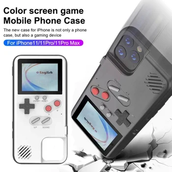 Krāsu Ekrāns Spēli Mašīna Mobilā Telefona Apvalks Rokas Spēle Telefonu Gadījumā Retro 3D Lietā 36 Spēles, Tālruņa Vāciņu Jaunas