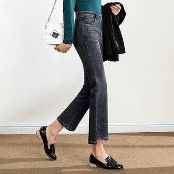 Augstas Ir 2021. Jaunā Sieviešu Kvalitāte, Modes Gadījuma Džinsi Slim Jeans