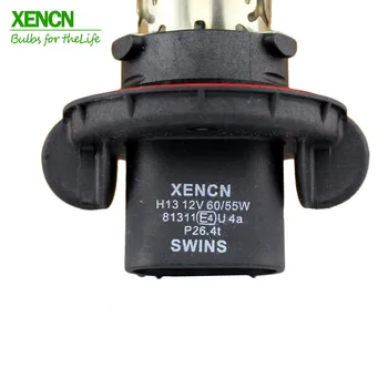 XENCN H13 12V 60/55W 3200K Skaidrs Sērijas Oriģinālo Auto Lukturu Halogēnu Spuldzes ar Ilgu Kalpošanas laiku, Standarta Sākotnējās Līnijas, Lampas 2gab
