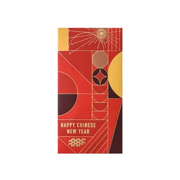 Houseware Sarkanā Aploksnē Dāvanu Kartes Soma Ir 2021. Ar Zelta Foliju, Karstās Štancēšanas Ķīniešu Jaunais Gads Pārdošana
