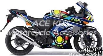 Jauns ABS motociklu Aptecētājs, Par Kawasaki Ninja250 2008. - 2012. Gadam Injekcijas Bodywor iespaidīgu, vairāku krāsu +TVERTNES ACE Nr. 853