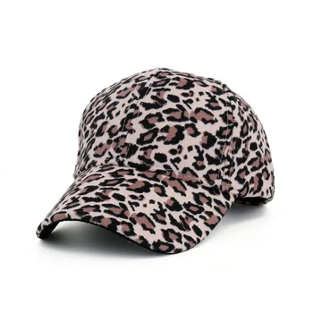 Stilīgs Leopard Beisbola Cepurītes Drukāt Vienkāršā 6 Paneļi naģene Vīriešiem Sievietēm Unisex Snapback Gorras Āra Sunhat GH-989