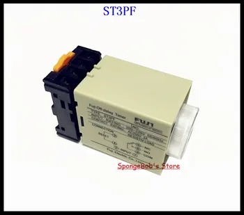 5 komplekti ST3PF Power Off Kavēšanās Taimeris 12VDC 0-10/30/60/180S otro ST3 Laiks DC Relejs 12V 10S 30S 60S 3M 8 Pin w PF083A Ligzda Bāzes