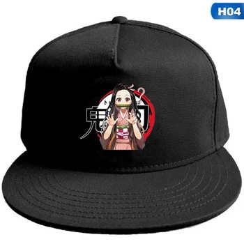 Klasiskās Demon Slayer Cosplay Cepures Kokvilnas Cepurītes kimetsu nav yaiba Drukāt Beisbola cepure Ceļojumu Iela Sunhat Regulēšana