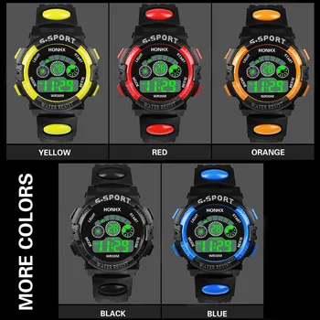 Luksusa Vīriešiem Analog Digital Militārās Sporta LED Ūdensizturīgs, Gaismas Rokas pulksteni smart watch sieviete, sporta zegarek meski erkek saat 30