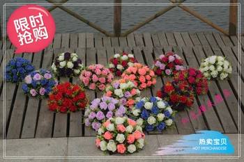 Kāzu dekorēšana, ziedu centerpieces kāzu ceļa minēts ziedu kāzu aksesuārus gatavo produktu ziedu