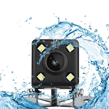 Astraea Sākotnējā V24 Dubultā Objektīva Auto dvr Priekšā Aizmugures Sānu Ūdensizturīgs Dash Kamera Nakts vesion FHD) 1080P WIFI Funkcijas, DashCamera