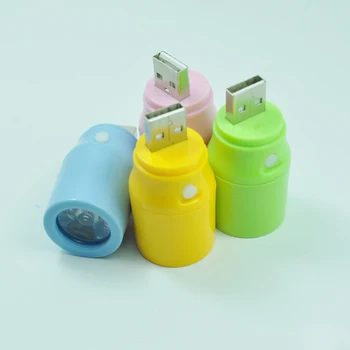 Mini Pocket USB Nakts Gaisma ar Slēdzi, Augstu Spilgtumu USB LED Lampa 5V 150MA USB Lukturīti, lai Power Bank PC Tūrisma Pārgājieni