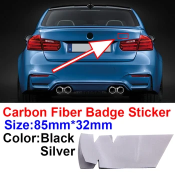 1GB Oglekļa Šķiedras Auto Uzlīmes Emblēmas Nozīmīti M BMW M3, M5, E46 E39 E38 E90, E60 E30 E34 E36 Z3 Z4 X1 X3 X5 X6 Autobūves Preces