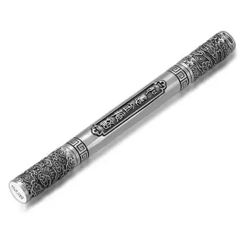 925 Sterling Sudraba Vintage Lodīšu Pildspalvu Kulons S925 Taizemes sudraba Pildspalva Dāvanu Rotaslietas