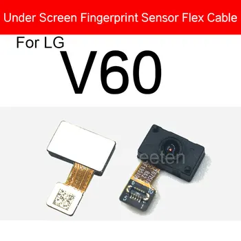 Zem Ekrāna, pirkstu Nospiedumu Sensors Flex Kabelis LG G9 V60 pirkstu Nospiedumu Sensors, Maināma Lente LG V60 ThinQ Remonta Daļas