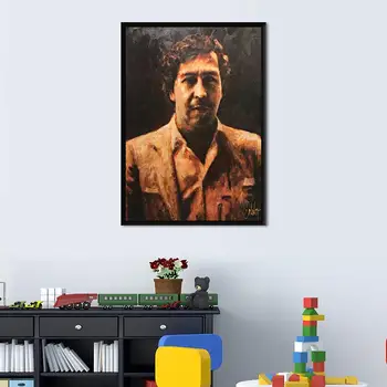 Mūsdienu Mākslas Pablo Escobar Gleznu Druka Kanvas Glezna, Bilde Mājas Sienas Mākslas Apdare 1T