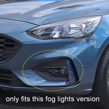Auto Priekšējie Miglas lukturi Vāciņš Melns, Galvu Miglas lukturi, Lampas Rāmis Ford Focus 2019 2020 ST-Line Eksterjera Aksesuāri