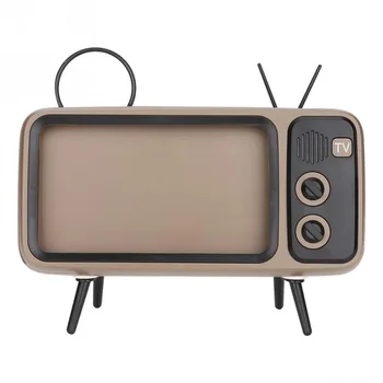 Pārnēsājams Mini Bezvadu Stereo Turētājs Filmas Mobilā Tālruņa Bluetooth Skaļruni, TV, Mūzikas Atskaņotājs Retro Kabatas Home Audio, Elektriskā