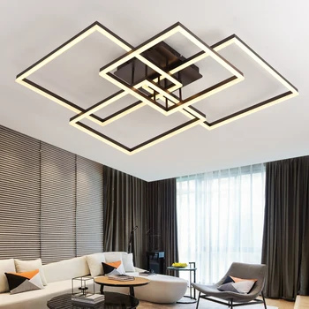 Kvadrātveida Plafondlamp Modernās Griestu lampas LED Griestu Lampas Dzīvojamā Istabā Home gaismas Ķermeņi, Guļamistaba Alumīnija Gaismekļi