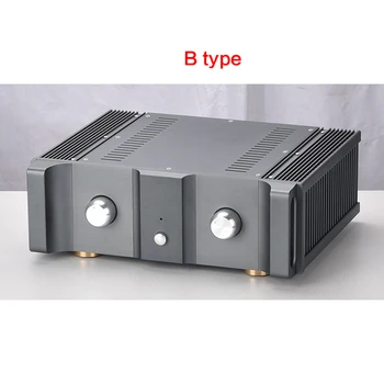 Alumīnija Stūres Pastiprinātājs Šasijas DIY Post-līmenis/kombinēto Versiju Audio Lietā Power Shell Pastiprinātājs Būra 370*120*307mm