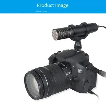 Alctron S507 Universal Video Mikrofons Ārējais Mikrofons, Kondensatora Intervija ar Mikrofons priekš Canon EOS, Nikon spoguļkameras