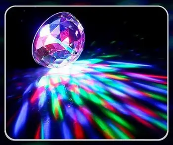 SOLLED Tanbaby Skaņas Aktivizēta Disko Gaismas Rotējošu Bumbu Apgaismojums RGB LED Skatuves Gaismas Mājas KTV Ziemassvētki Kāzu Šovs Krogs