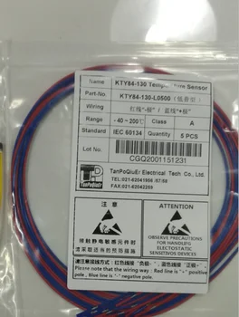 KTY84-130 temperatūras sensors Motora tinumu testa KTY84-130-L0500 zema profila zilo un sarkano vadu