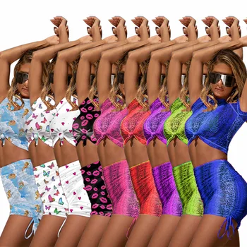 2020. gada Eiropas Un Amerikas Apģērbu Luminiscences Īsām Piedurknēm Uzvalks Sexy Plus Lieluma Sievietēm Deju Tērpu Festivāls Apģērbs SL3546