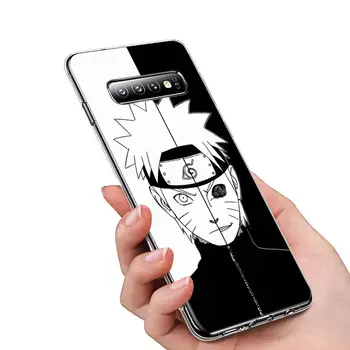 Karikatūra Skiču Naruto un One Piece Samsung Note20 S20 Ultra Plus A91 A71 A51 A41 A31 A21 A21S A11 A01 Mīksta Silikona Telefonu Gadījumā