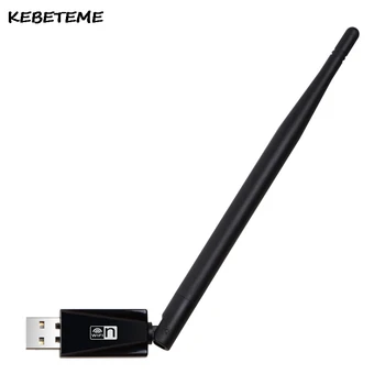 KEBETEME Jaunākās 802.11 n/g/b 150Mbps USB WiFi Bezvadu tīkla Karte LAN Tīkla Karte 5db ārējās antenas