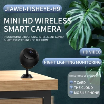 Mini Mikro Kameru ar Bezvadu Full HD 1080P WiFi Videokamera Home Security Nakts Redzamības Slepeno Kameru Mazo IP Novērošanas