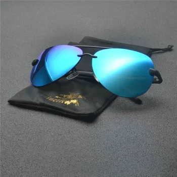 ZĪMOLA DIZAINA 2019 Jaunu Karstā Izmēģinājuma Saulesbrilles Vīriešiem Polarizētās Braukšanas Saules brilles Vīriešu Āra Braukšanas bezrāmju Brilles UV400 NX